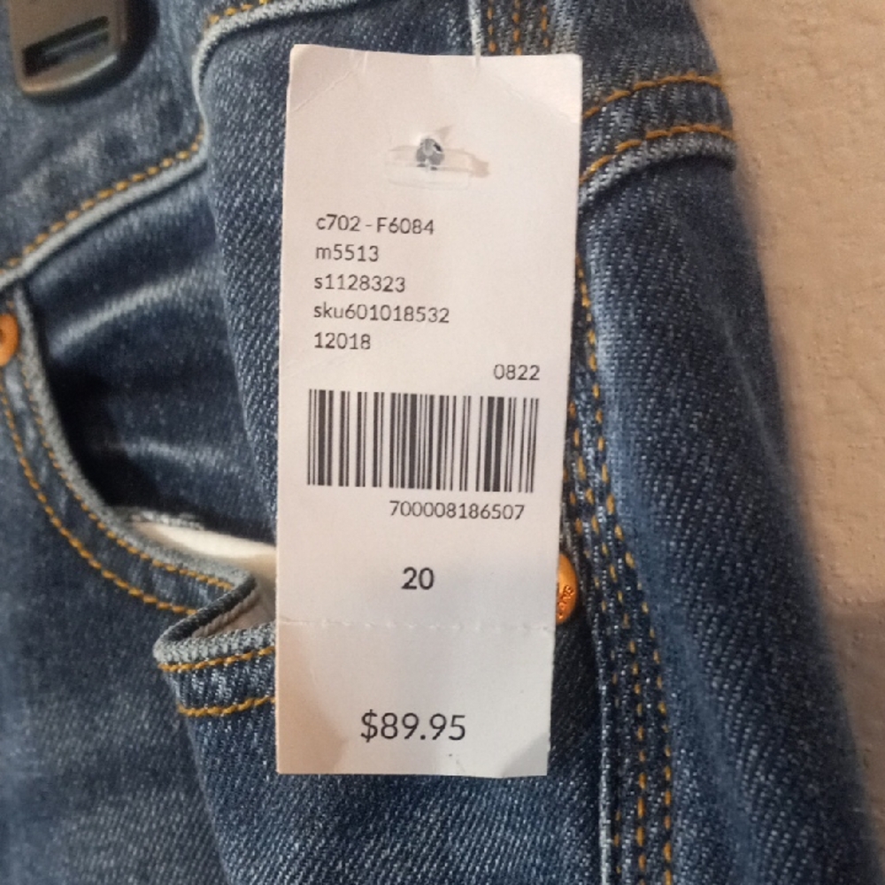 Lane Bryant Dark Blue Distressed Ankle Jeans - Picture 3 of 4